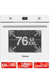 Elenberg Elite White Beyaz Cam 3'Lü Ankastre Set (ELB-627W, ELB-640W, ELB-3000W)