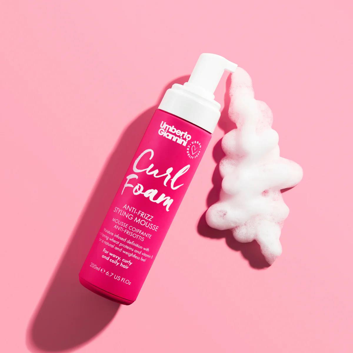 Umberto Giannini Curl Foam Anti Frizz Kabarma Karşıtı Şekillendirme Köpüğü 200 ML
