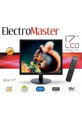 ElectroMaster EM-117 17'' 43 Ekran 12V HD Karavan - Tekne - Yat Lcd Monitör TV