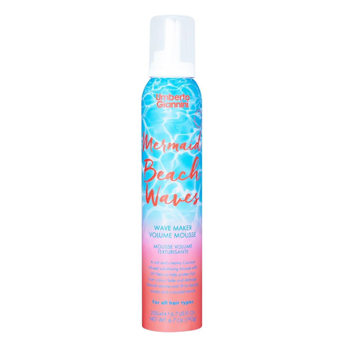 Umberto Giannini Mermaid Beach Waves Hacim Verici Saç Köpüğü 200 ML
