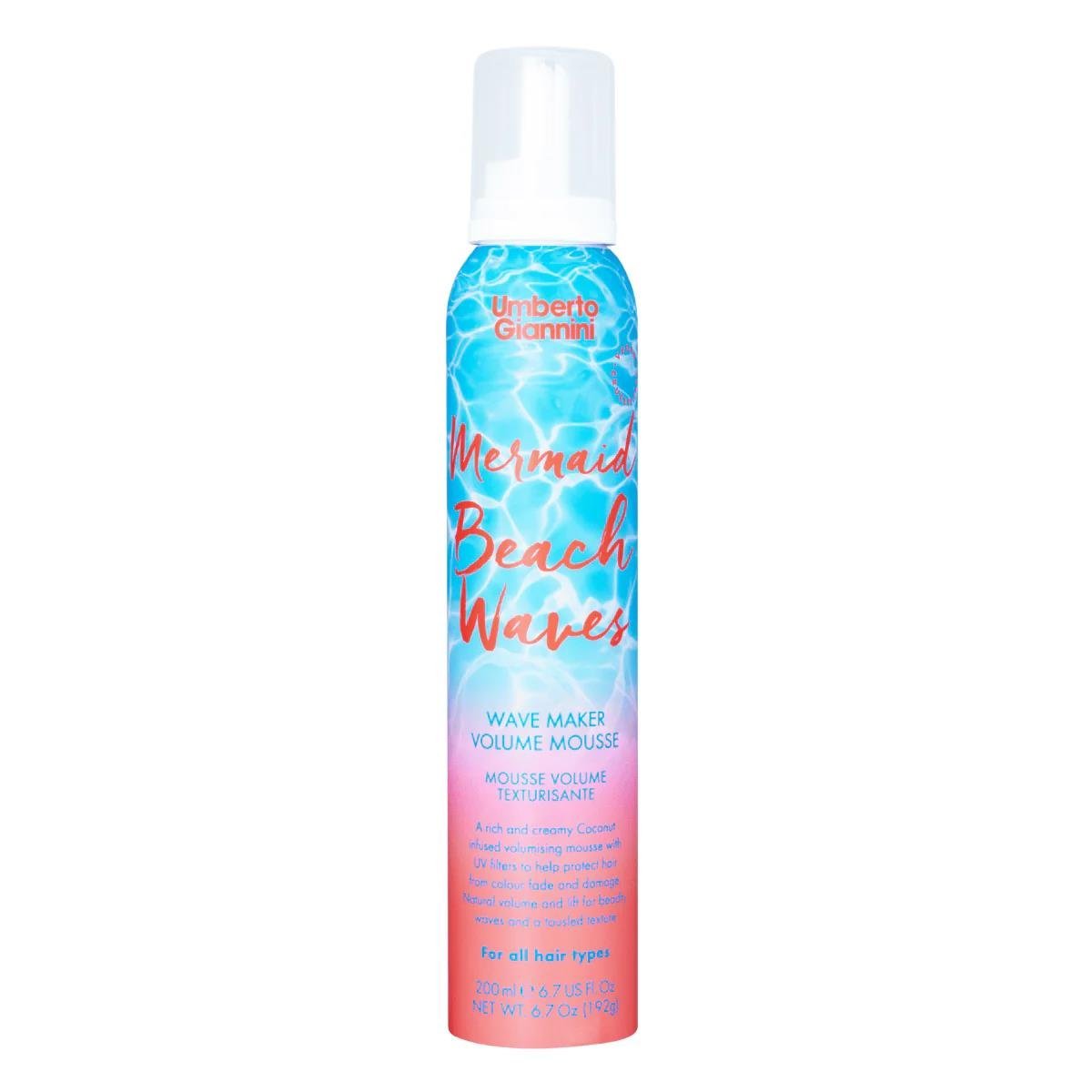 Umberto Giannini Mermaid Beach Waves Hacim Verici Saç Köpüğü 200 ML
